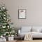 Stupell Industries Seasonal Snowman Smiling Red Hat Framed Floater Canvas Wall Art